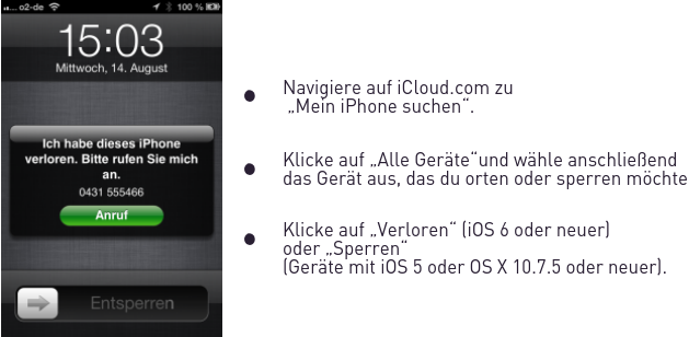 iPhone verloren – Was tun?