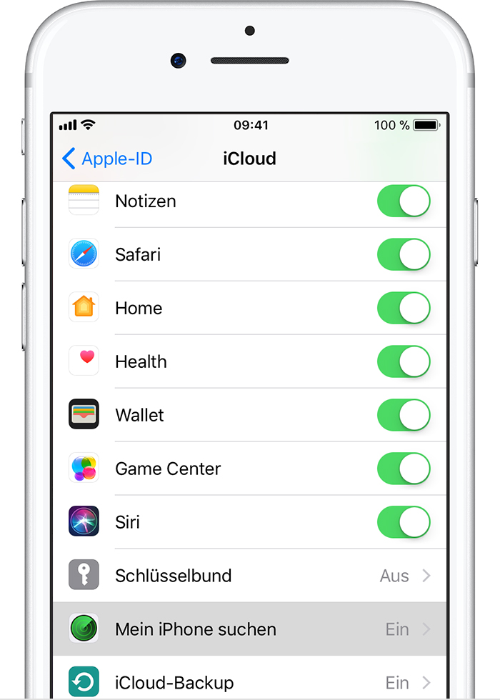 iOS Anleitung: Mein iPhone/iPad suchen aktivieren und deaktivieren